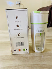 Usb Rechargeable Juicer Blender- 8 Blades- Mini Portable Personal Size Juicer 350 Ml