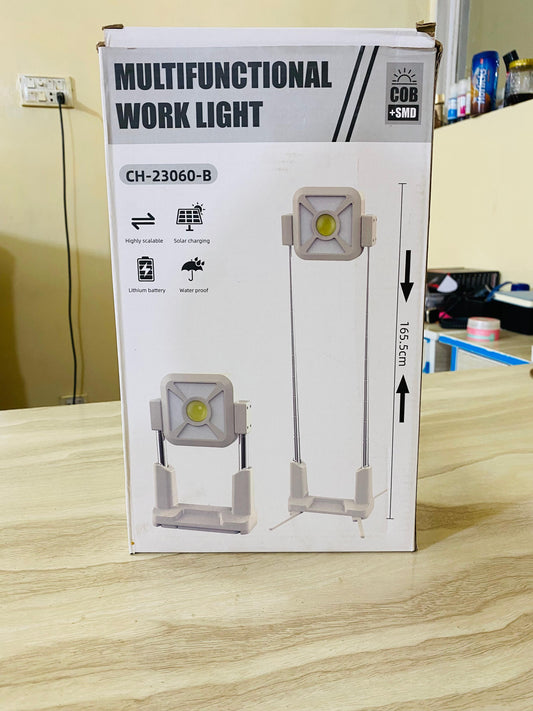 LED Work Light Rechargeable Flashlight, Tool Gifts for Men Him Husband, Mechanic Torch Grill Light Foldable Inspection Lamp with Magnetic Base 5 Modes 360° Rotate for Car Emergency