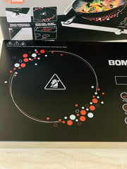 Boma Electric Stove /2500 W Model Bm-15 infrared Cooker Hot Plate Induction Cooker Touch panel Effective and constant temperature control Smart Cooking Safe and Energy Saving Easy to clean for small family , hostel and office use