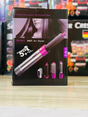 5 in 1 Professional Hair Straightener, Styler, Dryer, Curler, Hot Air Comb