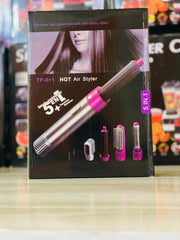 5 in 1 Professional Hair Straightener, Styler, Dryer, Curler, Hot Air Comb