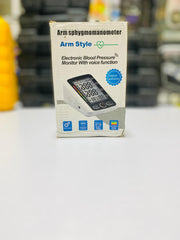 Electronic Blood Pressure Monitor 6V-DC Black color