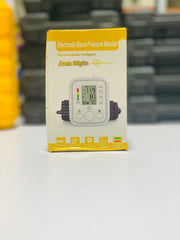 Yellow Electronic Blood Pressure Monitor 6V-DC