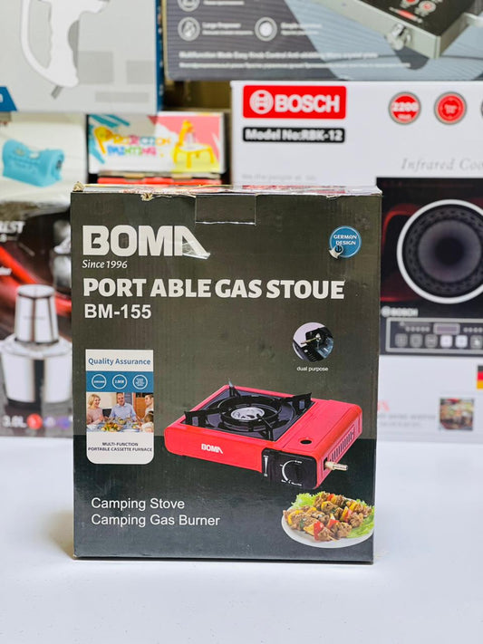 Boma Camping Stove Automatic Ignition Large Firepower Windproof Energy Saving Dual-use Portable Gas Stove Camping Supply