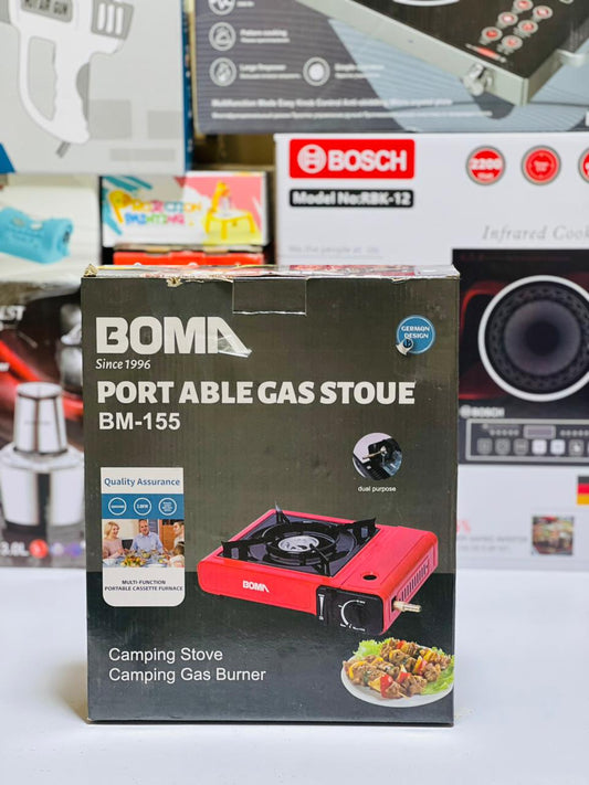 Boma Camping Stove Automatic Ignition Large Firepower Windproof Energy Saving Dual-use Portable Gas Stove Camping Supply