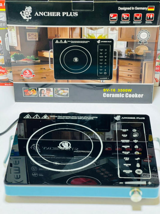 ANCHER PLUS Universal Hot Plate 3500 Watt | Electric Ceramic Cooker Stove Hot Plate