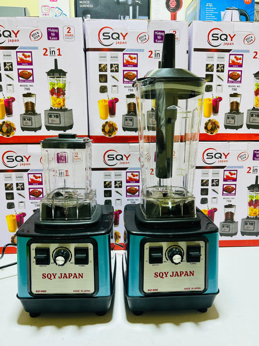 Model no 786 SQY Japan 2 in 1 Juicer blender | Heavy Duty | Commercial Use | 2 year warranty