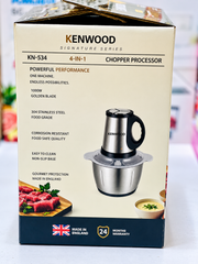 Kenwood 3 Litre 4 in 1 Chopper | 3 plug | 6 Golden Blade | Food Safe | Corrosion Resistant