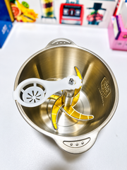 Kenwood 3 Litre 4 in 1 Chopper | 3 plug | 6 Golden Blade | Food Safe | Corrosion Resistant