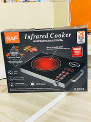 RAF Infrared Cooker black & Hot Plate & Electric Stove with Large Fire Power – 3500w