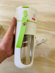 Usb Rechargeable Juicer Blender- 8 Blades- Mini Portable Personal Size Juicer 350 Ml