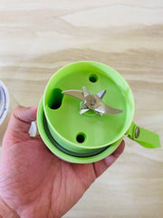 Usb Rechargeable Juicer Blender- 8 Blades- Mini Portable Personal Size Juicer 350 Ml