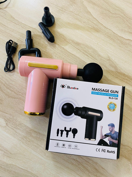 USB Mini Massage Gun Fascia Machine Muscle Relaxation Vibrating Gun Rod Massage Fitness Equipment Neck Grab Fascia Gun