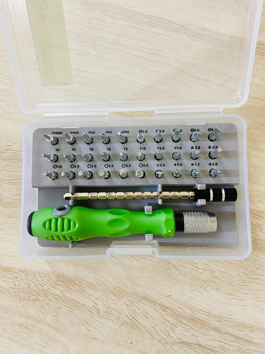 32 in 1 Multifunctional Screwdriver Set with 30 PCS Torx Phillips Magnetic Screw Driver Bits Mini Repair Tool for Phone Watch PC