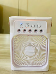 4 In 1 Fan Air Cooler with Humidifier & Night Light | Mist Fan