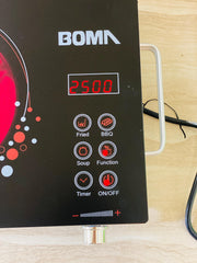 Boma Electric Stove /2500 W Model Bm-15 infrared Cooker Hot Plate Induction Cooker Touch panel Effective and constant temperature control Smart Cooking Safe and Energy Saving Easy to clean for small family , hostel and office use
