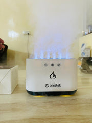 Mist Humidifier Low Noise Air Humidifier 6 Nozzle Cool Mist Maker Multicolor RGB Light Effect for Home, Bedroom & Office