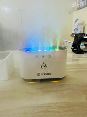 Mist Humidifier Low Noise Air Humidifier 6 Nozzle Cool Mist Maker Multicolor RGB Light Effect for Home, Bedroom & Office