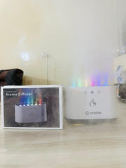 Mist Humidifier Low Noise Air Humidifier 6 Nozzle Cool Mist Maker Multicolor RGB Light Effect for Home, Bedroom & Office