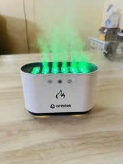 Mist Humidifier Low Noise Air Humidifier 6 Nozzle Cool Mist Maker Multicolor RGB Light Effect for Home, Bedroom & Office