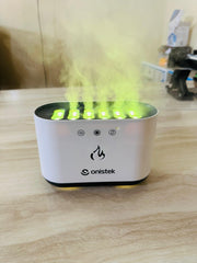 Mist Humidifier Low Noise Air Humidifier 6 Nozzle Cool Mist Maker Multicolor RGB Light Effect for Home, Bedroom & Office