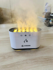 Mist Humidifier Low Noise Air Humidifier 6 Nozzle Cool Mist Maker Multicolor RGB Light Effect for Home, Bedroom & Office