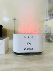 Mist Humidifier Low Noise Air Humidifier 6 Nozzle Cool Mist Maker Multicolor RGB Light Effect for Home, Bedroom & Office