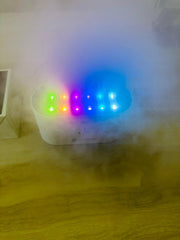 Mist Humidifier Low Noise Air Humidifier 6 Nozzle Cool Mist Maker Multicolor RGB Light Effect for Home, Bedroom & Office