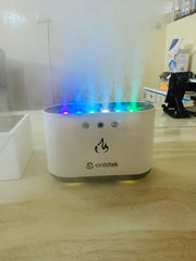 Mist Humidifier Low Noise Air Humidifier 6 Nozzle Cool Mist Maker Multicolor RGB Light Effect for Home, Bedroom & Office