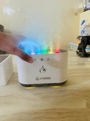 Mist Humidifier Low Noise Air Humidifier 6 Nozzle Cool Mist Maker Multicolor RGB Light Effect for Home, Bedroom & Office