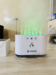 Mist Humidifier Low Noise Air Humidifier 6 Nozzle Cool Mist Maker Multicolor RGB Light Effect for Home, Bedroom & Office