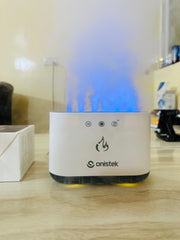 Mist Humidifier Low Noise Air Humidifier 6 Nozzle Cool Mist Maker Multicolor RGB Light Effect for Home, Bedroom & Office