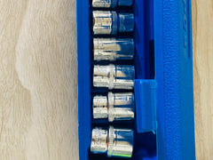 10Pcs L Shaped Handle Chrome Vanadium Socket Wrench Spanner Set With Box Spanner