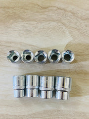 10Pcs L Shaped Handle Chrome Vanadium Socket Wrench Spanner Set With Box Spanner