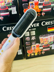 Professional Hair Straightener Brush Comb Fast Heating Anti-Scald Dual Voltage Straight Hair Brush Hot Comb Straight Curly Hair