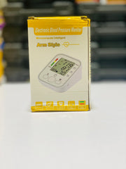 Yellow Electronic Blood Pressure Monitor 6V-DC