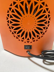 Durable heater 950W/600W Electric Heater, 3s Portable Fan Heater Fast Heating with Timer Adjustable Thermostat Personal Fan heater (Color : Orange) WooJenn