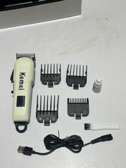 Kemei KM-809A Professional Electric Hair Clipper Rechargeable Men's Trimmer LCD Haircut Machine Barber  Shaver