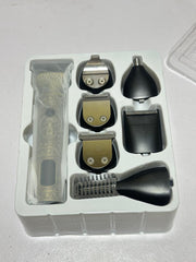 Trymer 7‑in‑1 Professional Grooming Kit – Stainless Steel, LED Display, 90 min Runtime, Travel Lock