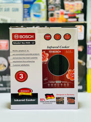 Bosch Infrared Cooker | 3500 Watts | Integrated Fuse | 3 Year International Warranty | 85% Energy Saving