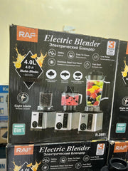 Food Processor – RAF Multi-Purpose Blender R.2877 – Powerful Kitchen Blender & Grinder – Heavy Duty Motor, Stainless Steel Blades,