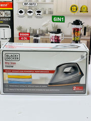 Black And Decor Dry Iron 1100W