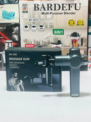 KH-560  Massage Gun for Men & Women – Deep Tissue Massager with Multiple Heads & Adjustable   Speed