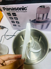 Panasonic  Food Processors 3L Meat Grinder Stainless Steel Electric Chopper Meat Grinder - Mincer, Food Processor, Slicer - Home Appliance