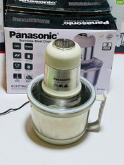 Panasonic  Food Processors 3L Meat Grinder Stainless Steel Electric Chopper Meat Grinder - Mincer, Food Processor, Slicer - Home Appliance
