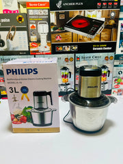 Model  H-19 Philips  3L   Meat Grinder Stainless Steel Electric Chopper Meat Grinder - Mincer, Food Processor, Slicer - Home Appliance