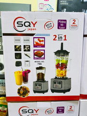 Model no 786  SQY Japan  2 in 1 Juicer blender | Heavy Duty | Commercial Use | 2 year warranty