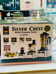 Silver Crest 3 in 1 Juicer Blender | Chopper | Grinder | Blender with 2 years warranty