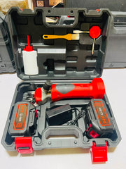 Rechargeable Animal Trimmer Machine |Dual Batteries + Cahrger | Kit with Cleaning and Screwing