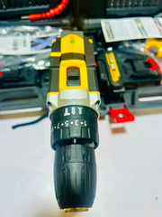 Dewalt 64V Big Batteries Drill Kit Machine | with Drill bits | Screwdriver Heads and Guttis | Dual Battery